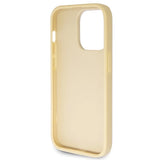 Guess GUHCP14LHG4SGD-kasse til iPhone 14 Pro - guld Glitter Script Big 4G