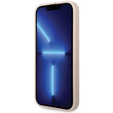 Guess 4G Big Metal Logo-hylster til iPhone 15 Pro - pink