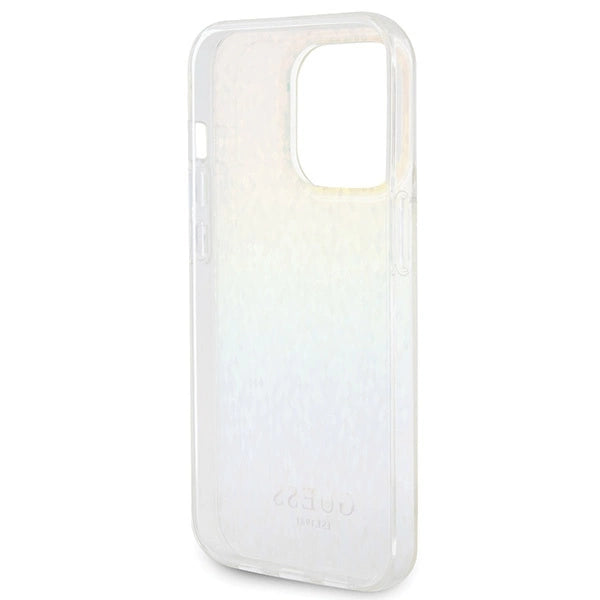 Guess IML Faceted Mirror Disco Iridescent case til iPhone 15 Pro - flerfarvet