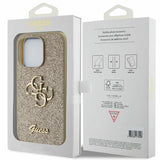 Gæt Glitter Script Big 4G iPhone 15 Pro Case - Guld