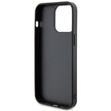 Guess Rhinestone Metal Logo-hylster til iPhone 15 Pro - pink