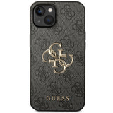 Gæt 4G Big Metal Logo iPhone 15 Case - Grå