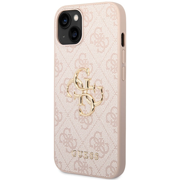 Gæt 4G Big Metal Logo iPhone 15 Case - Pink