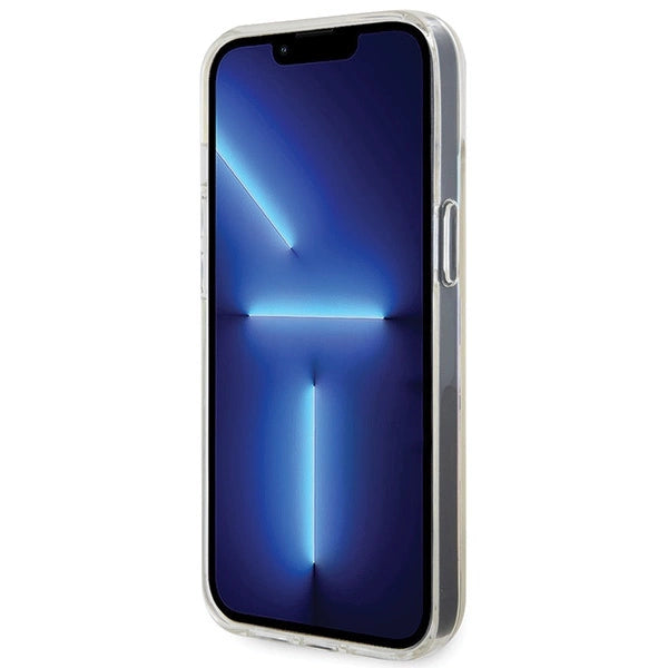 Guess IML Faceted Mirror Disco Iridescent case til iPhone 15 - flerfarvet