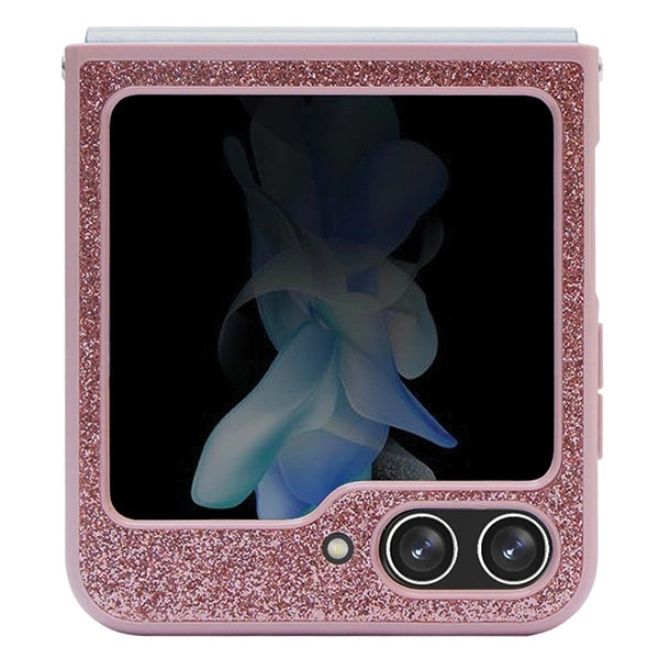 Guess Glitter Script Case til Samsung Galaxy Z Flip 5 - pink