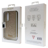 Guess Glitter Script case til Samsung Galaxy Z Fold 5 - guld