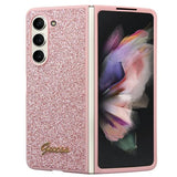 Guess Glitter Script case til Samsung Galaxy Z Fold 5 - pink