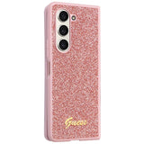 Guess Glitter Script case til Samsung Galaxy Z Fold 5 - pink