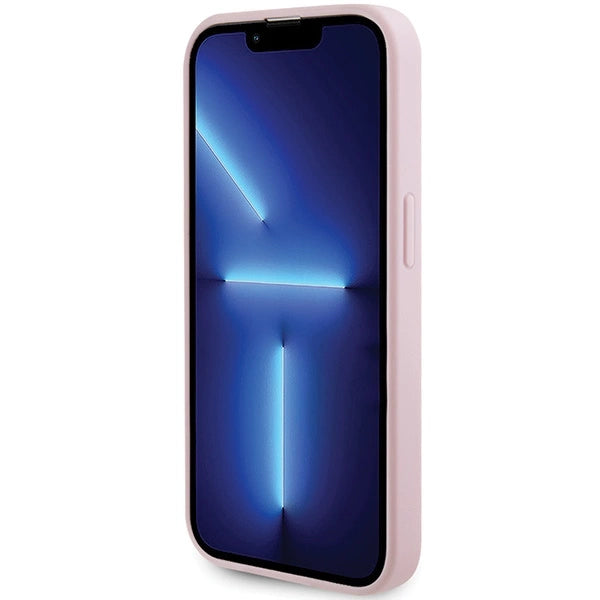 Guess GUHMP14XPSAHMCP-fodtæppe til iPhone 14 Pro Max - pink Saffiano MagSafe