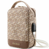 Guess GUHBHGCFSEW Organiseringspose - brun GCube Stripe