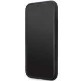 Karl Lagerfeld KLHCN61SMHKNPK case for iPhone 11 / Xr - black Silicone Ikonik Metal Pin