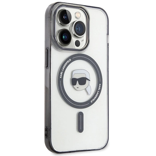 Karl Lagerfeld KLHMP15LHKHNOTK case for iPhone 15 Pro - transparent