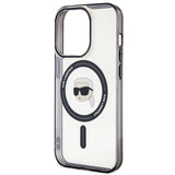 Karl Lagerfeld KLHMP15LHKHNOTK case for iPhone 15 Pro - transparent
