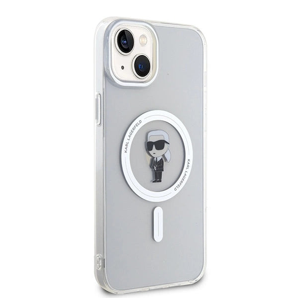 Karl Lagerfeld IML Ikonik MagSafe case for iPhone 15 Plus - transparent
