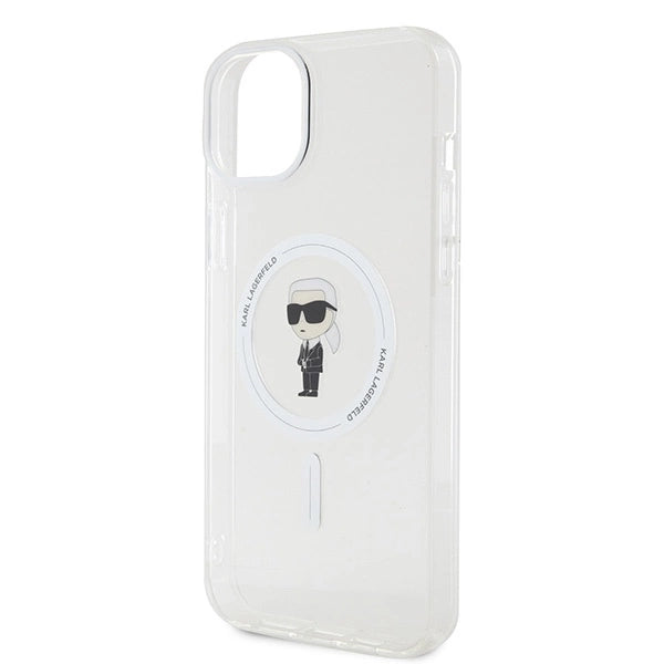 Karl Lagerfeld IML Ikonik MagSafe case for iPhone 15 Plus - transparent