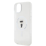 Karl Lagerfeld IML Ikonik MagSafe case for iPhone 15 Plus - transparent
