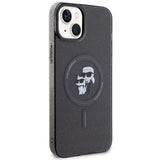 Karl Lagerfeld Karl&Choupette Glitter MagSafe case for iPhone 15 Plus - black