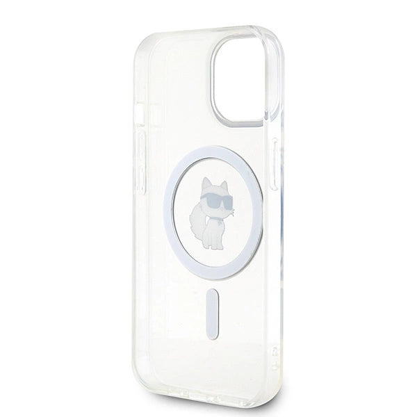 Karl Lagerfeld IML Choupette MagSafe case for iPhone 15 - transparent