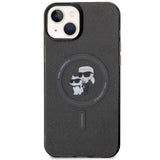 Karl Lagerfeld Karl&Choupette Glitter MagSafe case for iPhone 15 - black