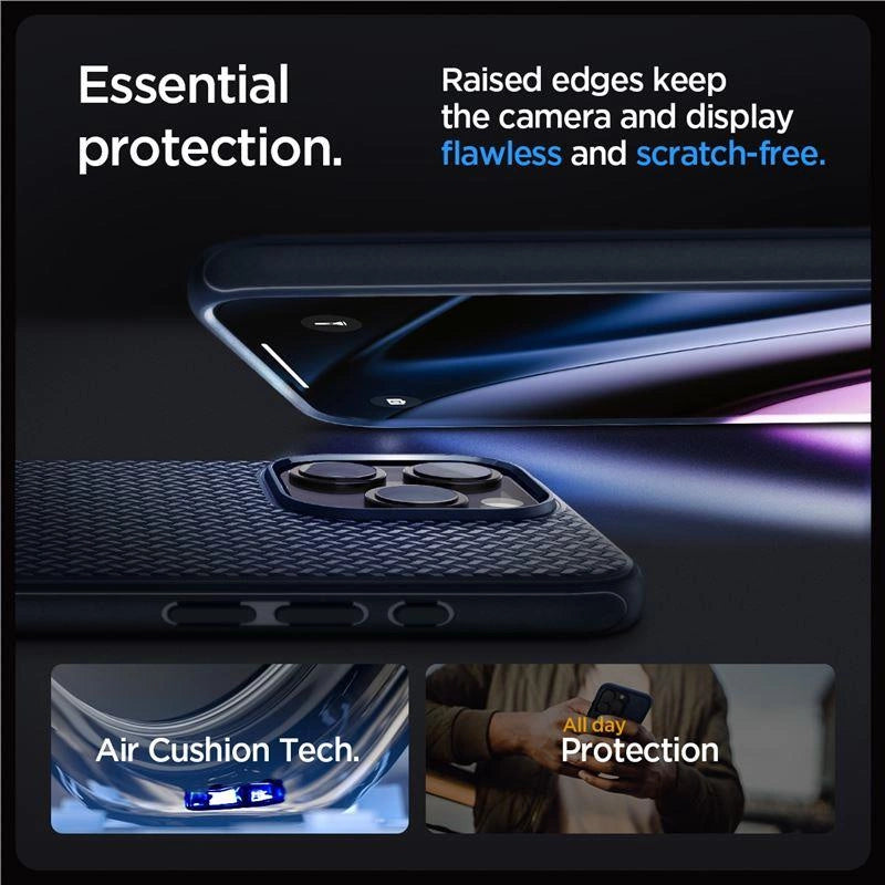 Spigen Mag Armor Case med MagSafe til iPhone 15 Pro - Blå