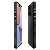 Spigen Liquid Air iPhone 15 Pro Case - Matte sort