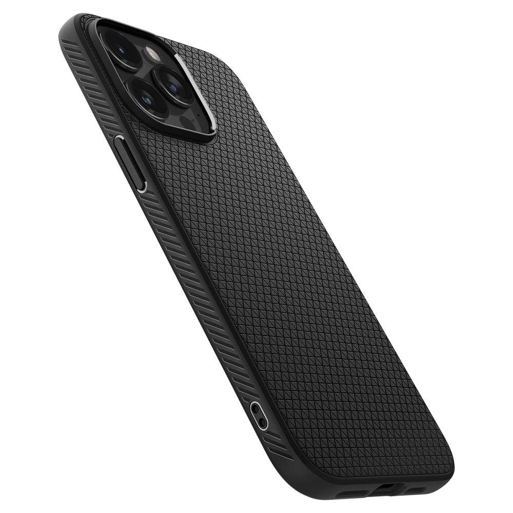 Spigen Liquid Air iPhone 15 Pro Case - Matte sort