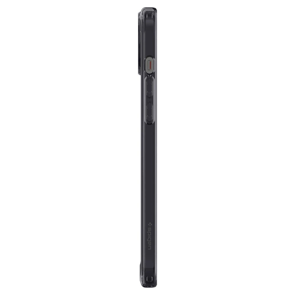 Spigen Ultra Hybrid Mag Case med MagSafe til iPhone 15 Plus - mørkgrå (Zero One mønster)