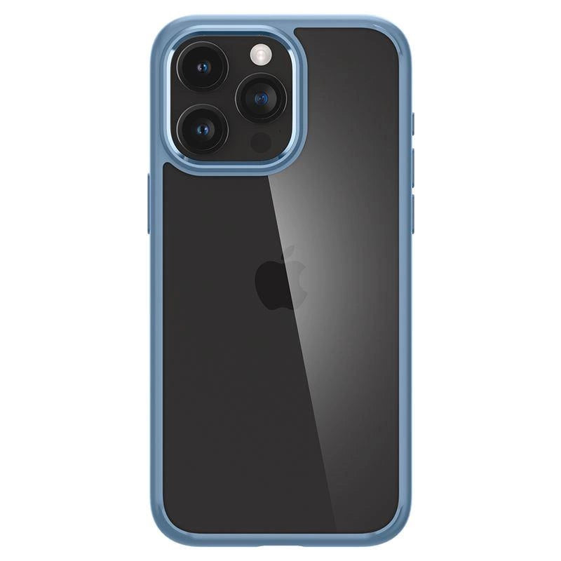 Spigen Crystal Hybrid Case til iPhone 15 Pro Max - Clear Blue