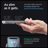 Spigen Ultra Hybrid Mag Case med MagSafe til iPhone 15 Pro - hvid