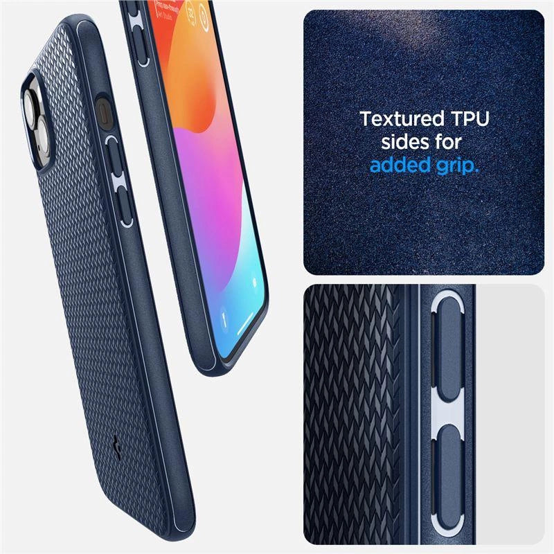 Spigen Mag Armor Case med MagSafe til iPhone 15 Plus - Blå