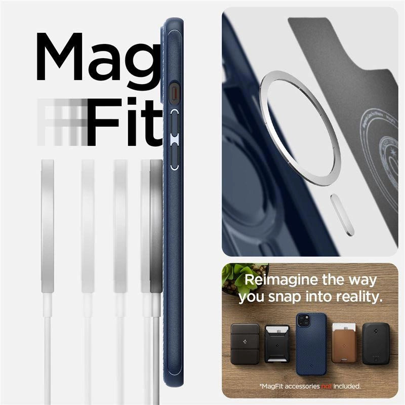 Spigen Mag Armor Case med MagSafe til iPhone 15 Plus - Blå