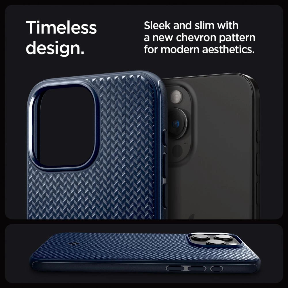 Spigen Mag Armor Case med MagSafe til iPhone 15 Pro Max - Blå