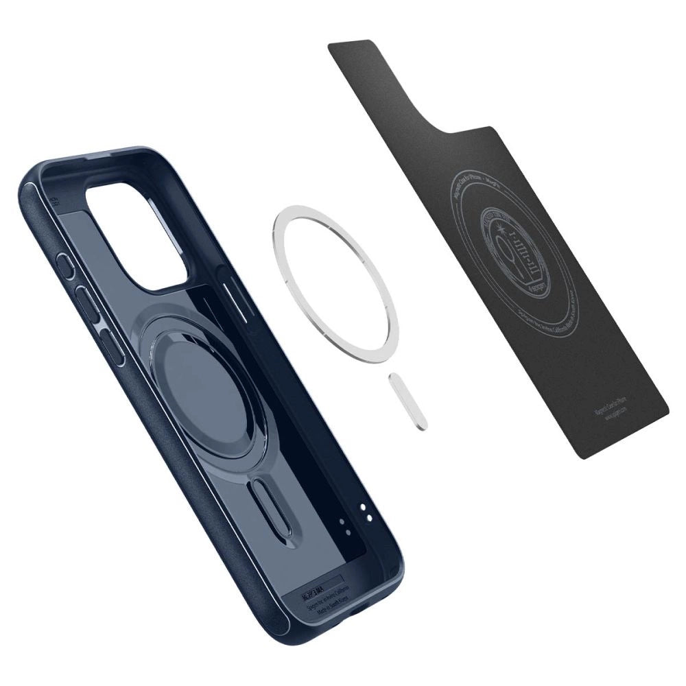 Spigen Mag Armor Case med MagSafe til iPhone 15 Pro Max - Blå