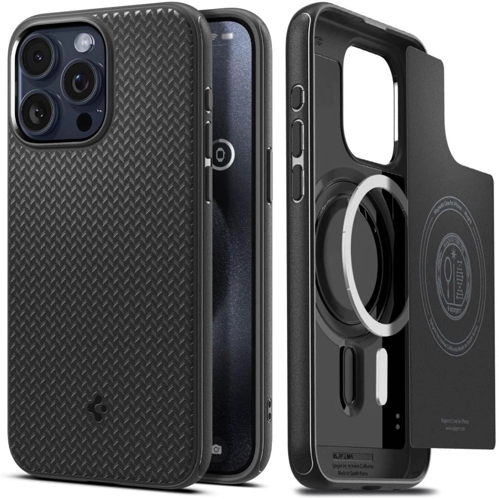 Spigen Mag Armor Case med MagSafe til iPhone 15 Pro Max - Matte Black