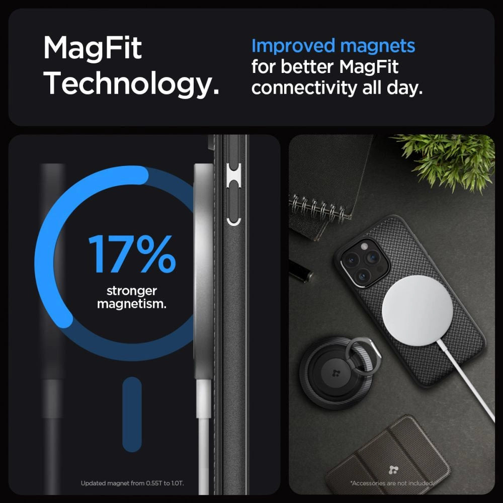 Spigen Mag Armor Case med MagSafe til iPhone 15 Pro Max - Matte Black