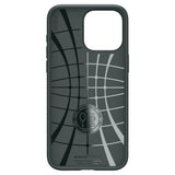 Spigen Liquid Air iPhone 15 Pro Max-kasse - mørkegrøn