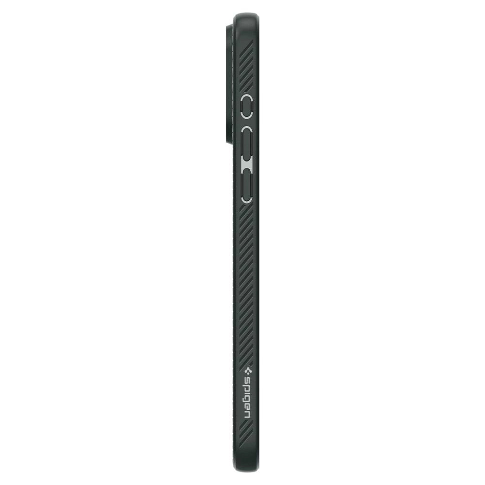 Spigen Liquid Air iPhone 15 Pro Max-kasse - mørkegrøn