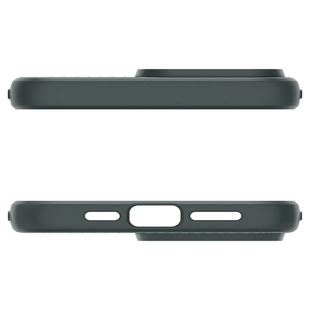 Spigen Liquid Air iPhone 15 Pro Max-kasse - mørkegrøn