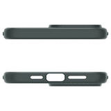 Spigen Liquid Air iPhone 15 Pro Max-kasse - mørkegrøn