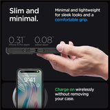 Spigen Crystal Hybrid iPhone 15 Pro Case - sort