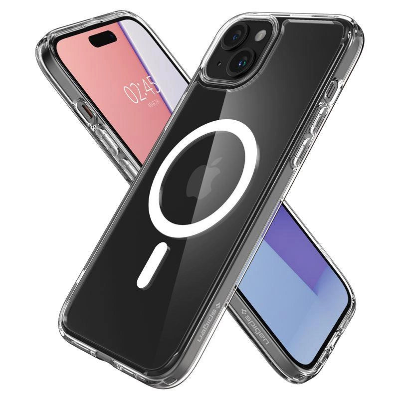 Spigen Crystal Hybrid MagSafe iPhone 15 Plus Case - klar
