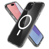 Spigen Crystal Hybrid MagSafe iPhone 15 Plus Case - klar
