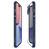 Spigen Crystal Hybrid iPhone 15 Plus Case - klarblå