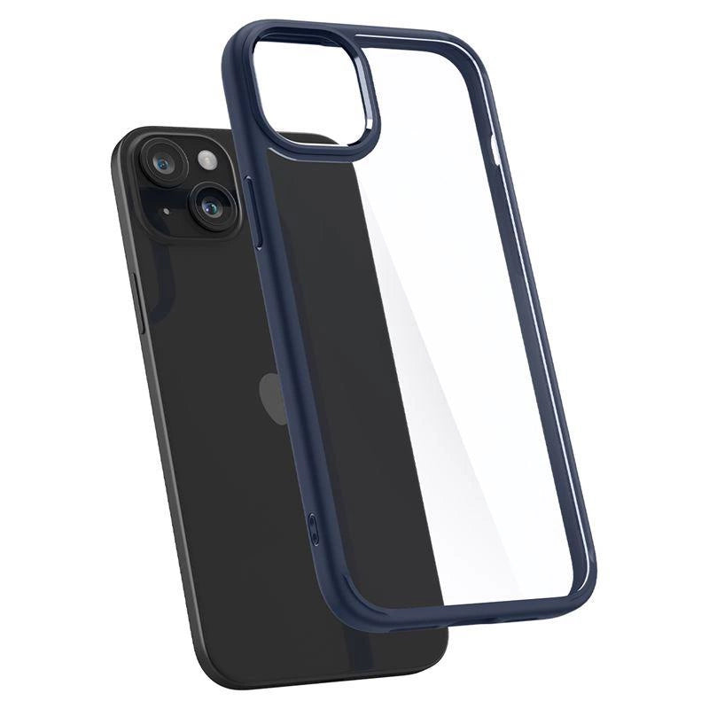 Spigen Crystal Hybrid iPhone 15 Plus Case - klarblå