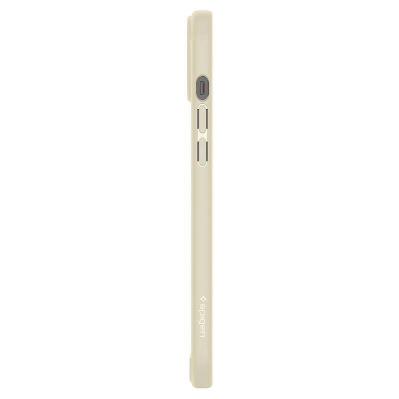 Spigen Crystal Hybrid iPhone 15 Plus Case - Gennemsigtig beige