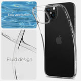Spigen Liquid Crystal iPhone 15 Case - Clear