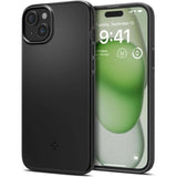 Spigen Thin Fit iPhone 15 Plus-kasse - sort