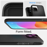 Spigen Thin Fit iPhone 15 Plus-kasse - sort