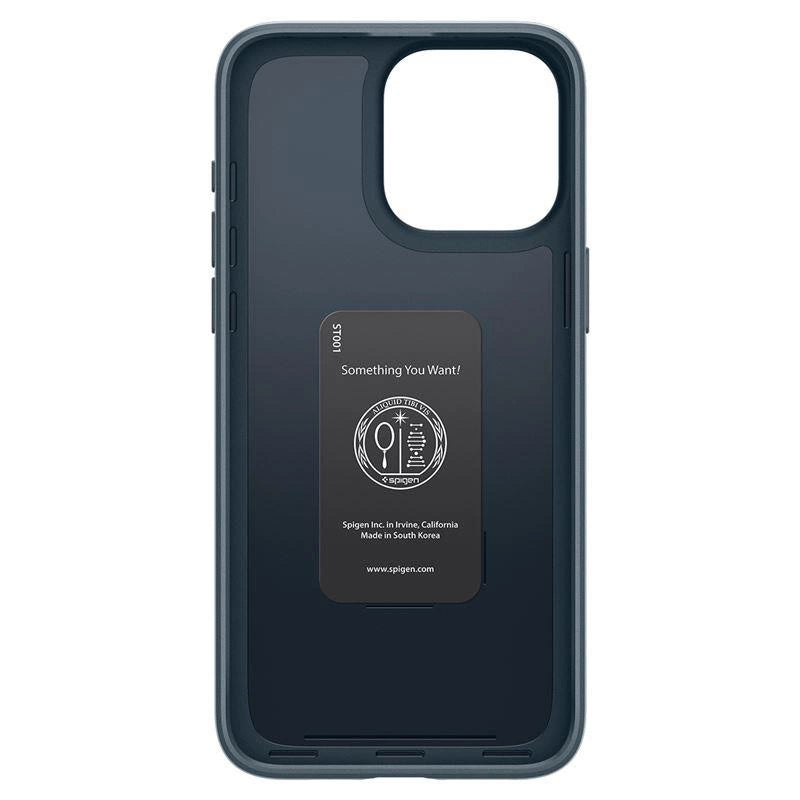 Spigen Thin Fit iPhone 15 Pro Max-kasse - sort metal