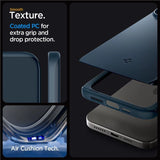 Spigen Thin Fit iPhone 15 Pro Max-kasse - sort metal